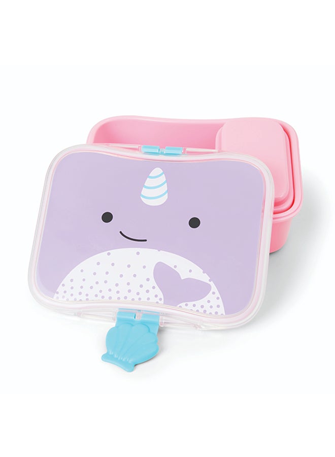 سكيب هوب Zoo Lunch Kit - Narwhal - Leakproof Bento-Style Lunch Box  - Image 1