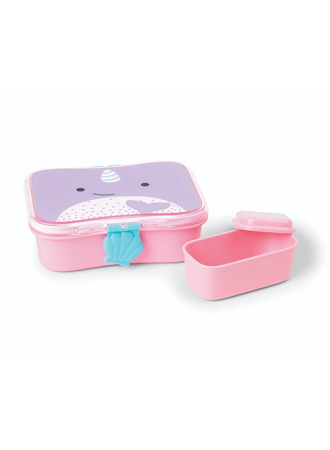 سكيب هوب Zoo Lunch Kit - Narwhal - Leakproof Bento-Style Lunch Box  - Image 3