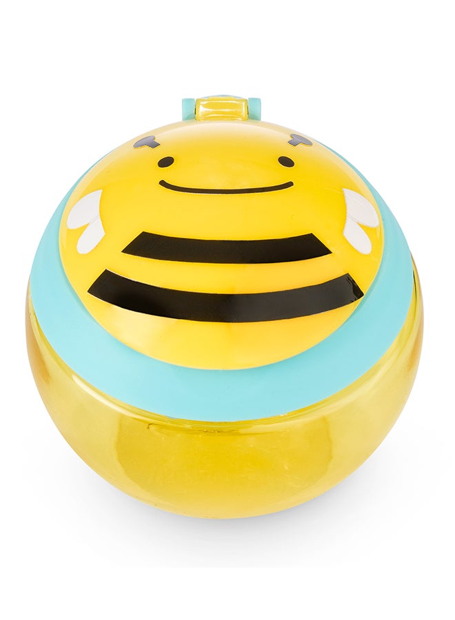 Skip Hop Zoo Snack Cup - Bee - Spill-Resistant Snack Container for Toddlers - Image 1