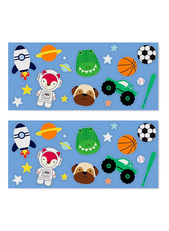 Skip Hop Spark Style Stainless Steel Canteen Bottle - Blue - Insulated Straw Bottle for Kids - Image 3