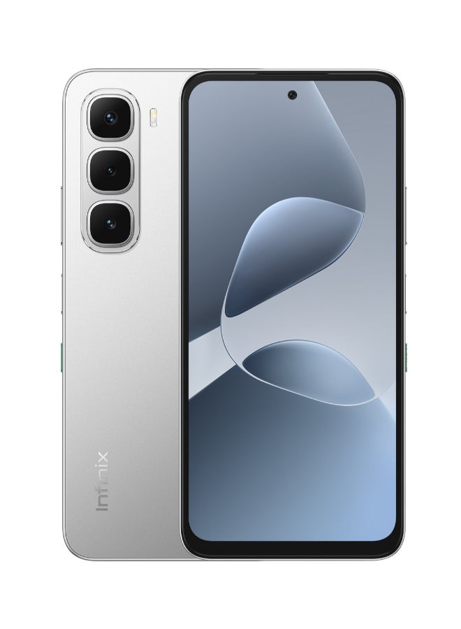 إنفينيكس هوت 60i 256GB 8+8GB رام فضي تيتانيوم - نسخة السعودية - Image 1