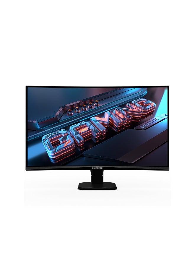 GIGABYTE 27-Inch Curved Gaming Monitor 2K QHD | 180Hz GS27QCA black  - Image 1