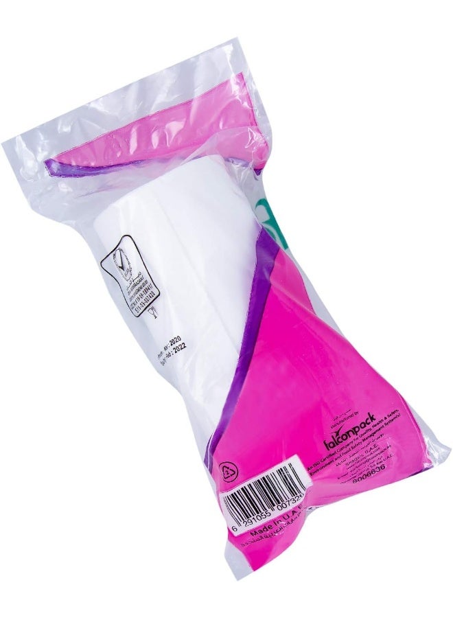 فالكون أكياس نظيفة قابلة للتحلل - بيضاء - 40 قطعة 66 × 51 سم - Image 3