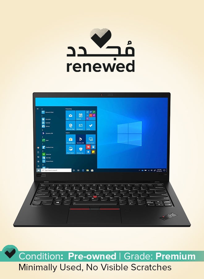 Lenovo Renewed - X1 Carbon G8 Laptop With 14-Inch Full HD Display, Core i7 Processor/10th Gen/Dual Core/16GB RAM/512GB SSD/Intel HD Graphics/Windows 10 English black - Image 1