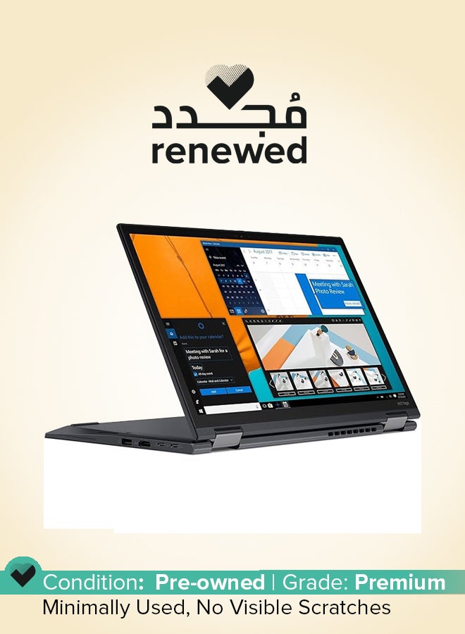 Lenovo Renewed - ThinkPad X13 Yoga Laptop With 13.3-Inch Full HD Display, Core i5 Processor/11th Gen/Quad Core/8GB RAM/512GB SSD/Intel Iris XE Graphics/Windows 10 Pro English black  - Image 1