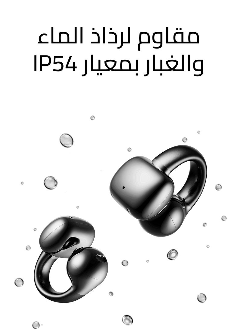 إيتيل سماعات أذن مفتوحة، سماعات لاسلكية، بودز فيت 5، سماعات بلوتوث 5.4، مقاومة للماء IP54، عمر بطارية طويل، متوافقة مع iOS وأندرويد - - Image 3