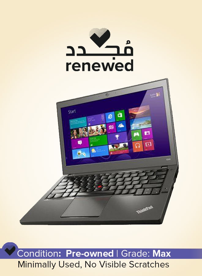 Lenovo Renewed - ThinkPad X260 Laptop With 12.5-Inch HD Display, Core i5 Processor/6th Gen/Dual Core/8GB RAM/256GB SSD/Intel HD Graphics/Windows 10 English black - Image 1