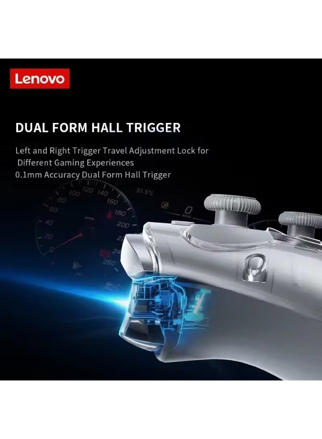 Lenovo X01 GamePad Support Wireless Bluetooth/2.4G Receiver Connection Adaptation PC/ Switch/PS4 Display Screen Game Controller, Grey  - Image 3