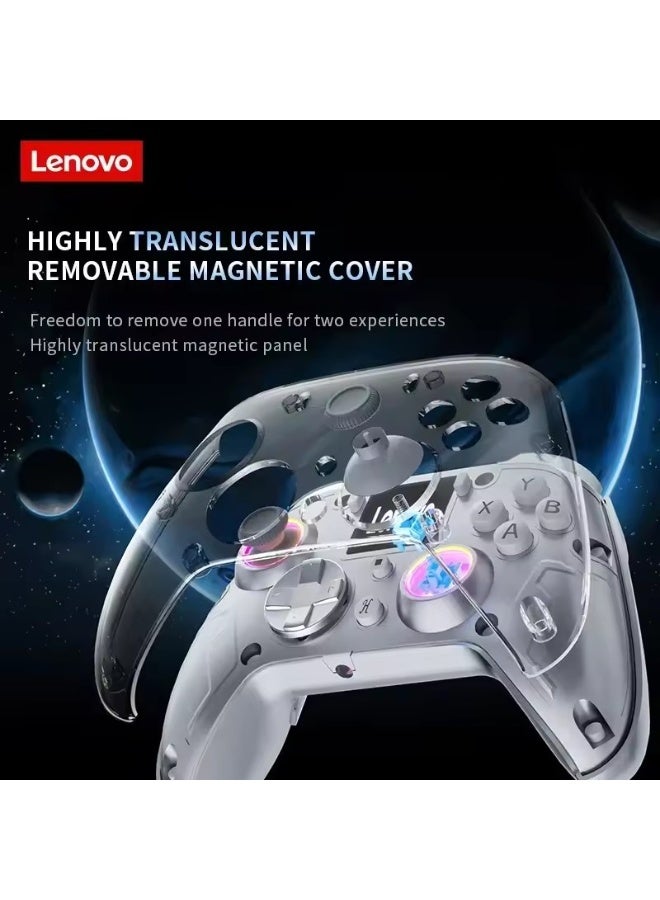 Lenovo X01 GamePad Support Wireless Bluetooth/2.4G Receiver Connection Adaptation PC/ Switch/PS4 Display Screen Game Controller, Grey  - Image 5