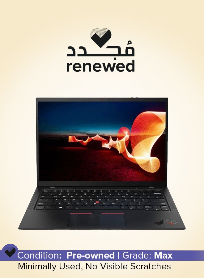 Lenovo Renewed - Thinkpad X1 Carbon Laptop With 14-Inch HD Display, Core i7 Processor/5th Gen/Dual Core/8GB RAM/256GB SSD/Intel HD Graphics/Windows 10 English black - Image 1