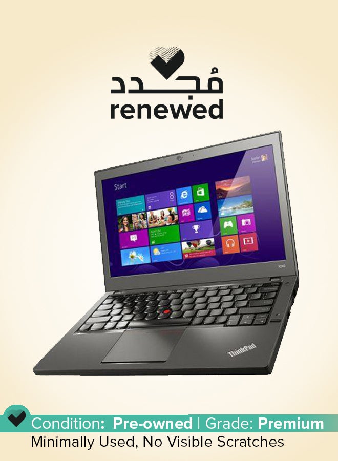 Lenovo Renewed - Thinkpad X260 Laptop With 12.5-Inch HD Display, Core i5 Processor/6th Gen/Dual Core/8GB RAM/256GB SSD/Intel HD Graphics/Windows 10 English black - Image 1