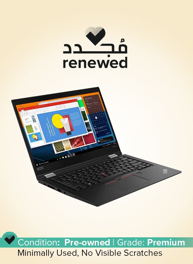 Lenovo Renewed - ThinkPad X390 Yoga Laptop With 13.3-Inch HD Display, Core i7 Processor/8th Gen/Quad Core/16GB RAM/512GB SSD/Intel HD Graphics/Windows 10 English black - Image 1