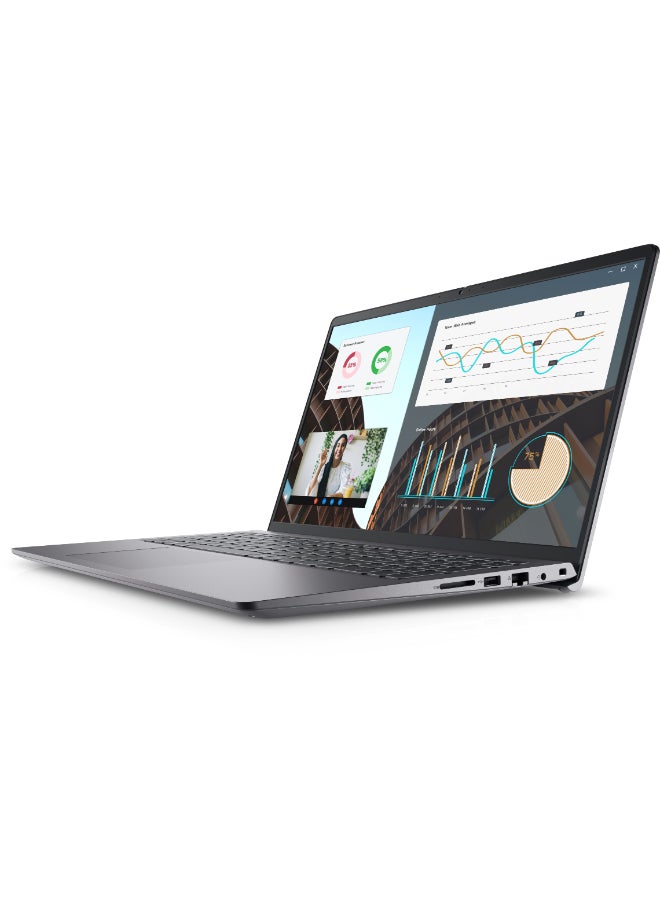 ديل Vostro 3530 (Upgraded Version) Laptop With 15.6 Inch Full HD(1920X1080) Display,Intel Core i3-1305U Processor/ 16GB RAM DDR5/ 512GB SSD/ Windows 11/ Carbon Black  - Image 3