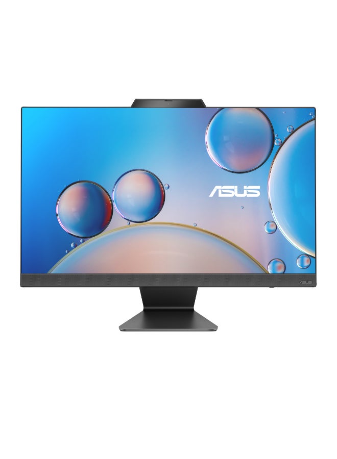 HP All in One With 23.8 Inch Full HD(1920X1080) Display,Intel Core i5-1335U Processor/8GB RAM DDR5/512GB SSD/Intel Iris Xe Graphics/DOS(Without Windows)/ English/Arabic Black  - Image 1