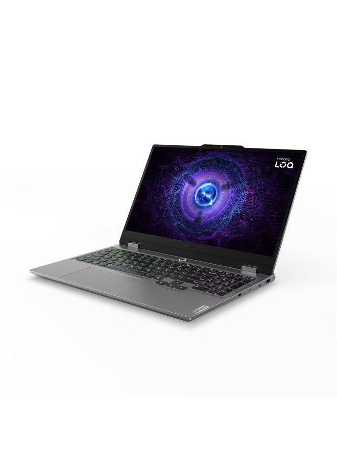 Lenovo LOQ Gaming Laptop With 15.6 Inch Full HD(1920X1080) Display,Intel Core i7-14700HX Processor/16GB RAM DDR5/512GB SSD/8G NVIDIA GeForce RTX 4060 Graphics/DOS(Without Windows) English/Arabic Luna Grey  - Image 3