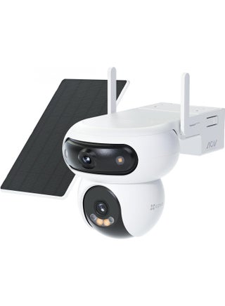HB90+8W Solar Panel 4MP+4MP 360 Wireless Wifi Surveillance Camera on 10400mAh Motorized Dual Lens Battery, Always-on Mode, Person/Vehicle Detection, Auto Tracking - pnsku/N70187646V/45/_/1750859935/ba05db1b-b0c8-46d6-b861-77383fcdc2eb