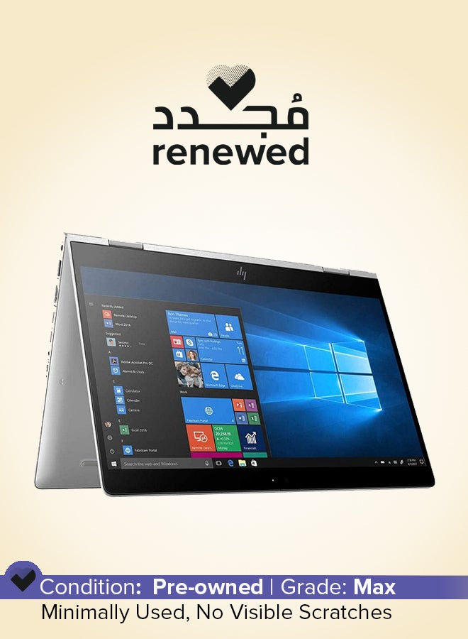 HP Renewed - EliteBook x360 830 G6 Laptop With 13.3-Inch Full HD Display, Intel Core i5-8265U Processor/8th Gen/Quad Core/8GB RAM/256GB SSD/Intel UHD Graphics/Windows 10 Pro English silver  - Image 1