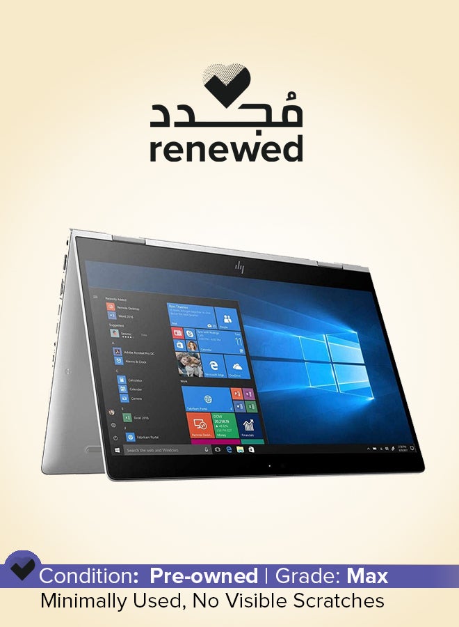 HP Renewed - EliteBook x360 830 G6 Laptop With 13.3-Inch Full HD Display, Intel Core i5-8265U Processor/8th Gen/Quad Core/16GB RAM/512GB SSD/Intel UHD Graphics/Windows 10 Pro English silver  - Image 1