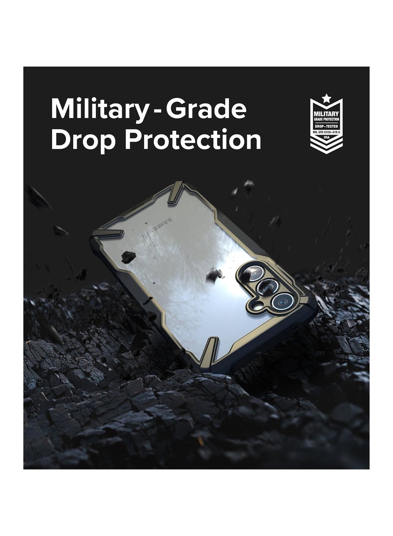 Ringke Fusion-X [Anti-Scratch Dual Coating] Compatible with Samsung Galaxy A54 5G Case, Augmented Bumper Clear Hard Back Shockproof Advanced Protective Cover Designed for Samsung A54 5G Case BLACK - Image 5