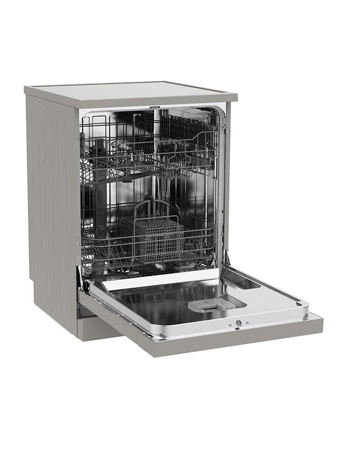 هايسنس Dishwasher 12 Place Setting 6 Programs 2 Racks Silver HS622E90SSA silver  - Image 3