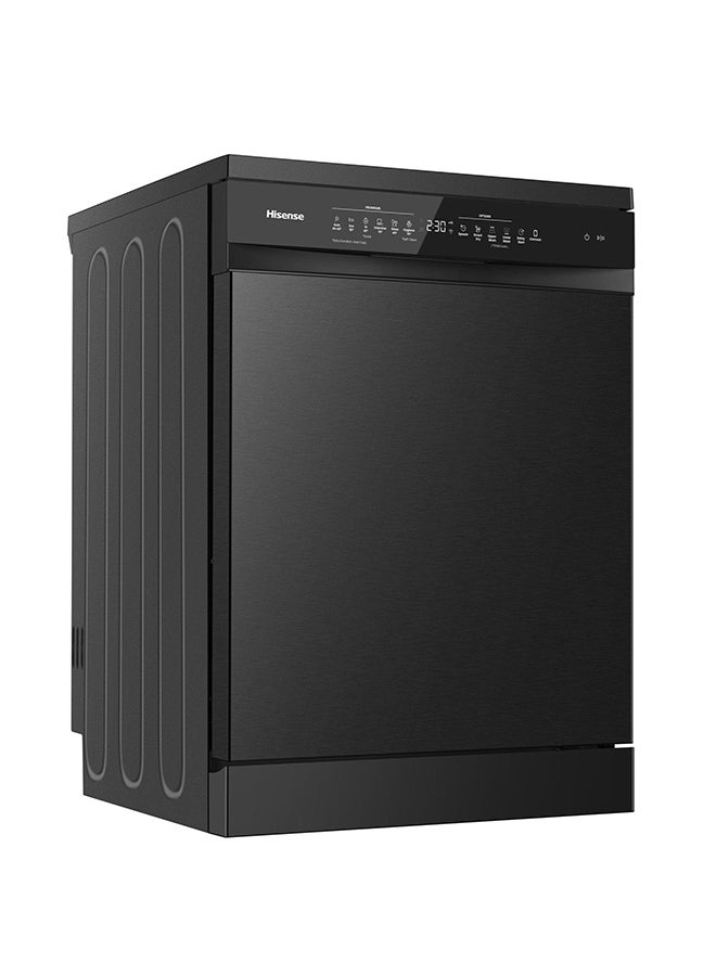 Hisense Dishwasher 15 Place Settings 6 Program Wifi Black HS673B90BSA black  - Image 1