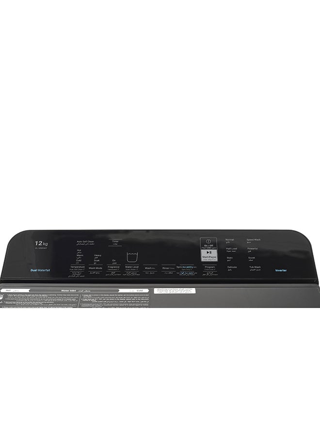 هيتاشي Top Load Washer 12KG Dark Grey LTL12PMVW0TGG Dark Grey - Image 5