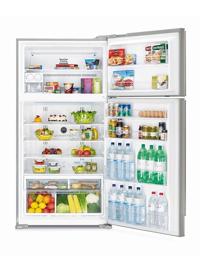 HITACHI Refrigerator 18.2 Cu.Ft Freezer 6.6 Cu.Ft Inverter R-V905PS1KV-1BSL Silver - Image 3