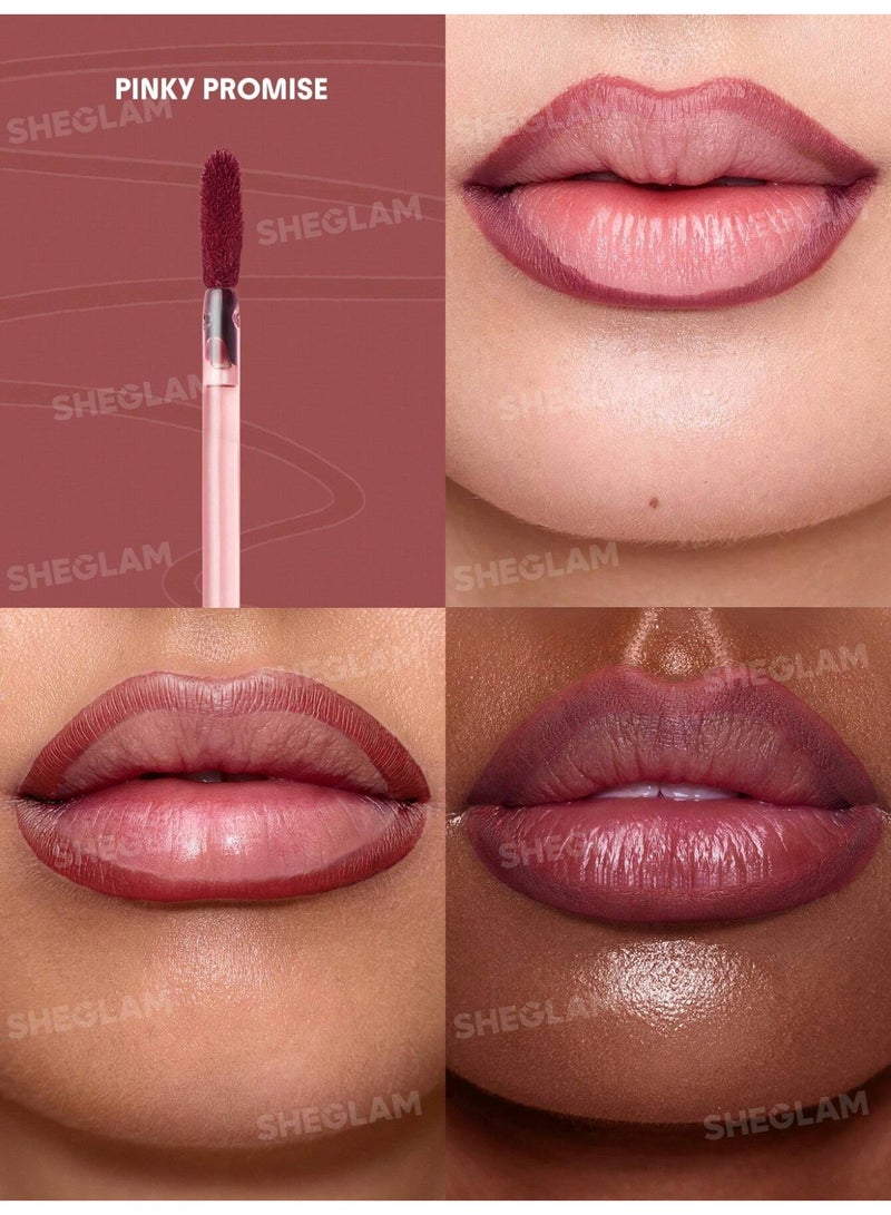 SHEGLAM Fall In Line Peel Off Lip Liner Stain - PinkyPromise  - Image 5