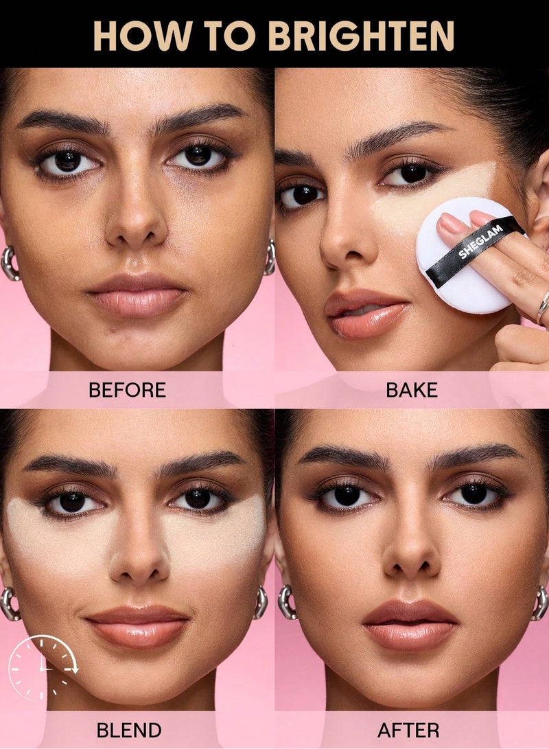SHEGLAM Baked Glow Setting Powder - Bubblegum - Image 2