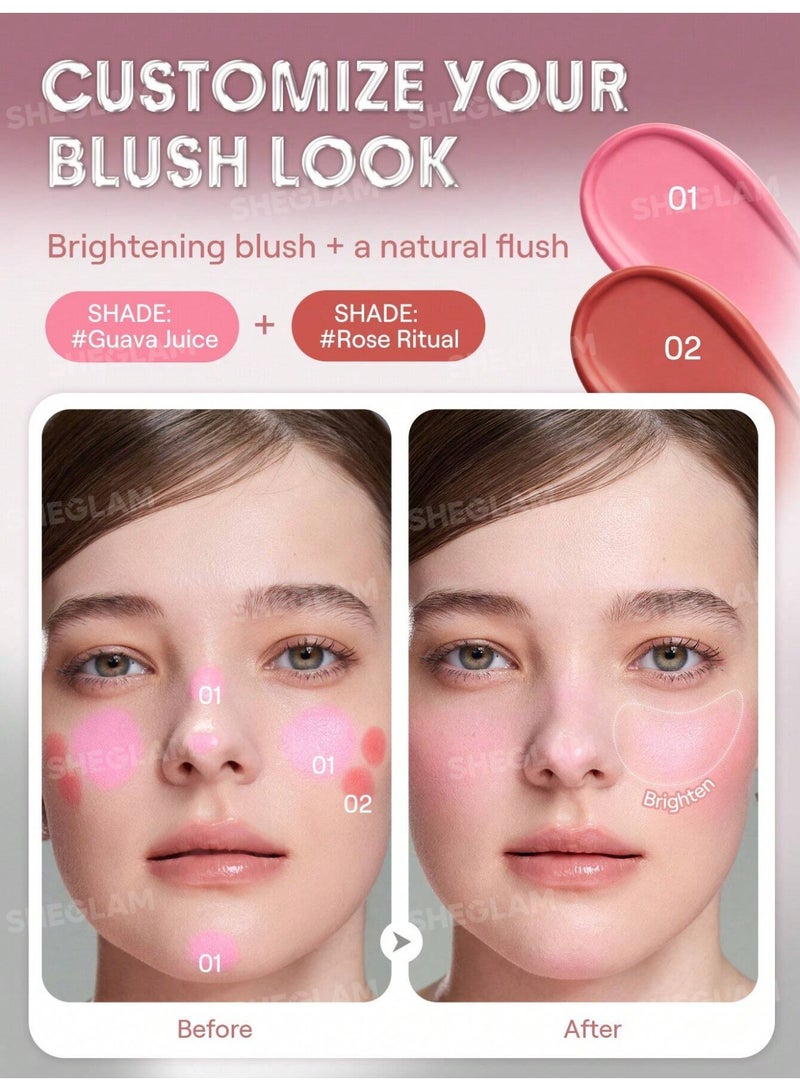 شيجلام Buttery Bliss Blush Stick - Guava Juice - Image 5