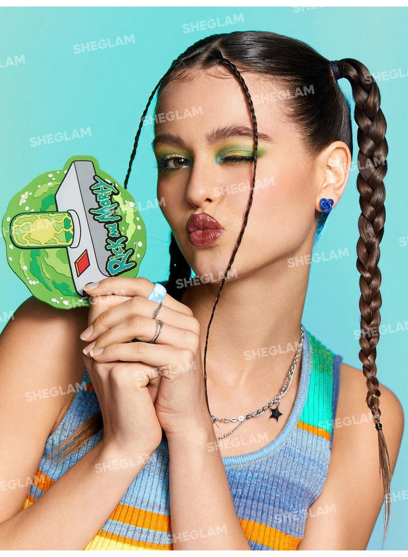 SHEGLAM Rick and Morty X Hand Mirror green - Image 5