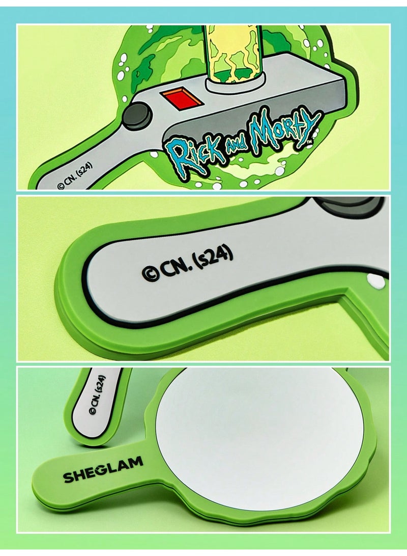 SHEGLAM Rick and Morty X Hand Mirror green - Image 2