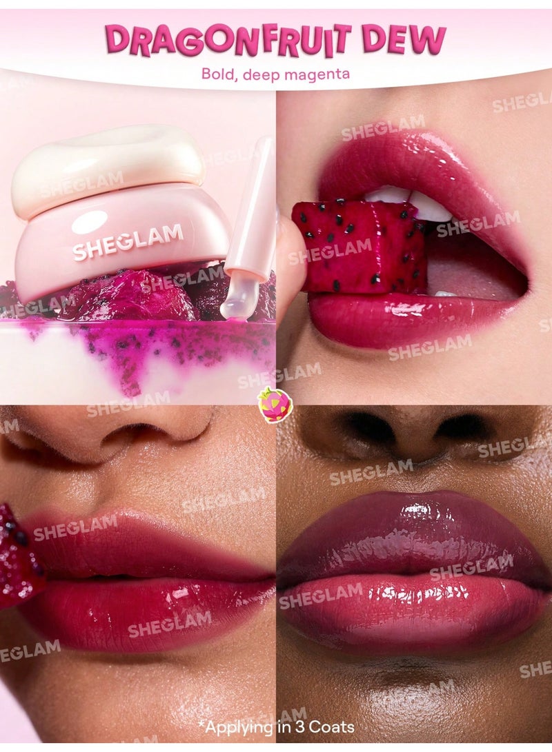 SHEGLAM Hydra Jelly Pocket Lip Jam - DragonFruit - Image 2