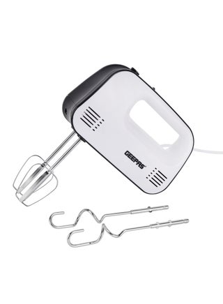 Hand Mixer- GHM43030/ 150 W, 3 Speed Control, Eject Button and Overheat Protection/ Perfect for Kneading Dough, Mixing Batter, Whisking Eggs, etc./ Includes 2 Attachments, Hooks and Beater/ Black and White, 2 Years Warranty 150 W GHM43030 white - pnsku/N70187783V/45/_/1750927653/3df1e54e-6b36-44e5-b838-9b5ddf8c0001