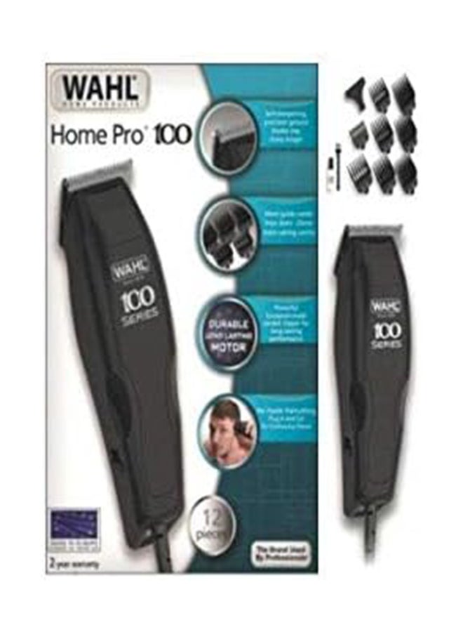 وال مجموعة قص الشعر Home Pro 100 مع ماكينة حلاقة قوية بسلك وشفرات مصقولة بدقة لإزالة الشعر والحلاقة (1395-0410) - Image 2