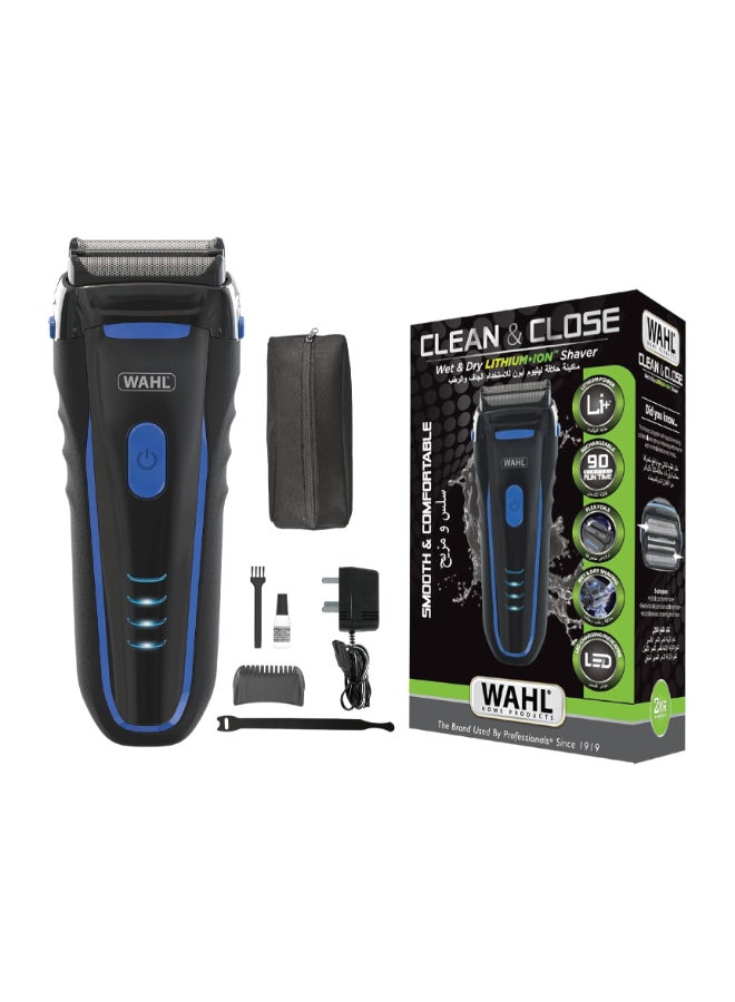 وال Clean And Close Wet And Dry Lithium-Ion Shaver, Smooth And Comfortable Shaving (07063-027) - Image 1