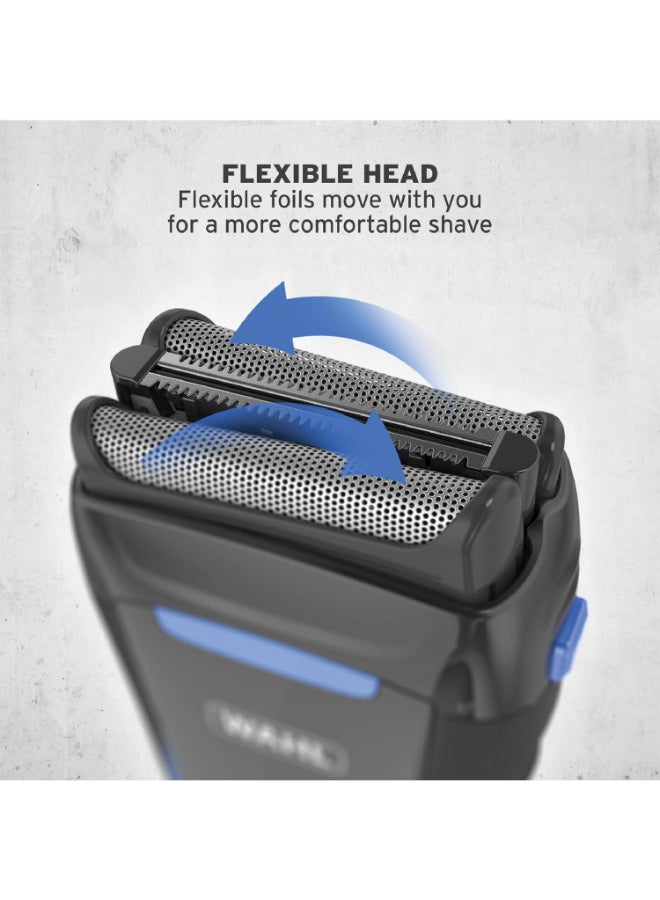 وال Clean And Close Wet And Dry Lithium-Ion Shaver, Smooth And Comfortable Shaving (07063-027) - Image 4