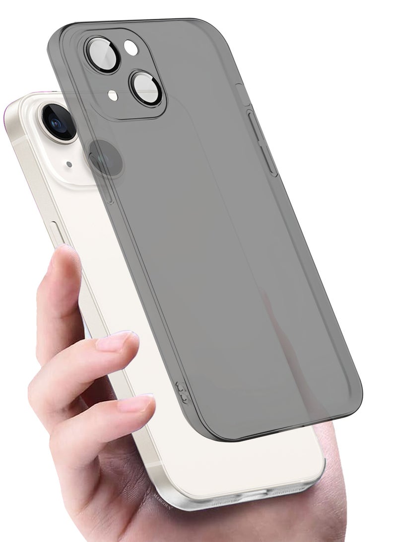 MARGOUN 2-Pack of Case Cover For iPhone 14 Plus Air Skin Series Back Cover Sturdy Durable Thin Case Drop Protection Cover Grey-2  - Image 5