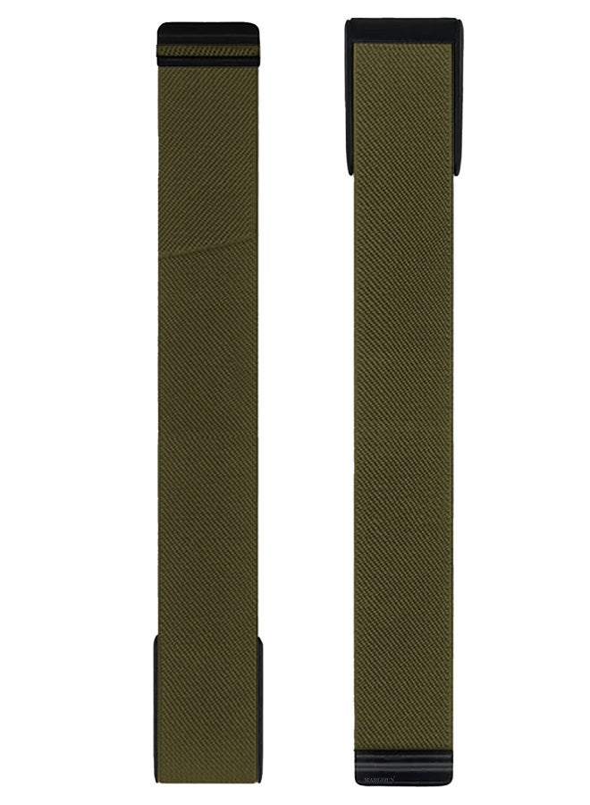 MARGOUN Nylon Sport Band for Whoop 4.0 Breathable Adjustable Wristband Water Resistant Replacement Strap Olive Green - Image 2