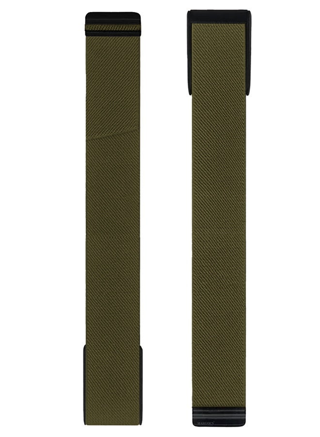 MARGOUN Nylon Sport Band for Whoop 4.0 Breathable Adjustable Wristband Water Resistant Replacement Strap Olive Green - Image 2