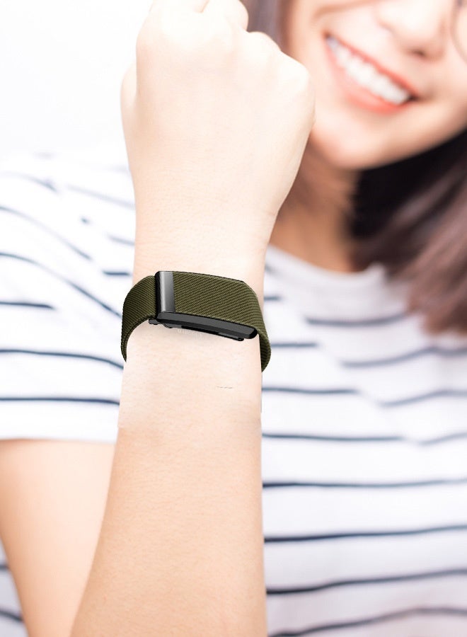 MARGOUN Nylon Sport Band for Whoop 4.0 Breathable Adjustable Wristband Water Resistant Replacement Strap Olive Green - Image 4