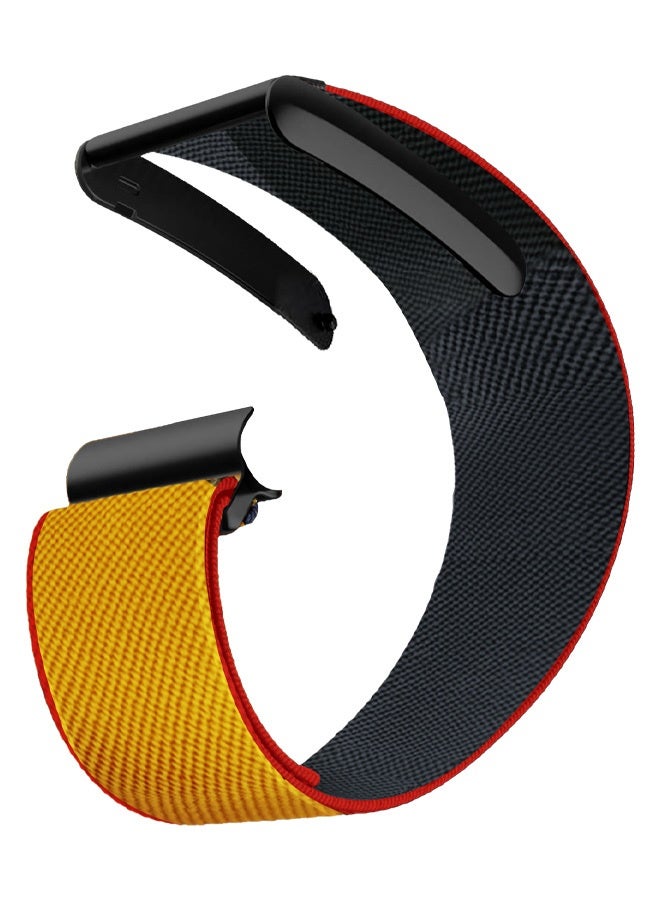 MARGOUN Nylon Sport Band for Whoop 4.0 Breathable Adjustable Wristband Water Resistant Replacement Strap Mustard Yellow - Image 1