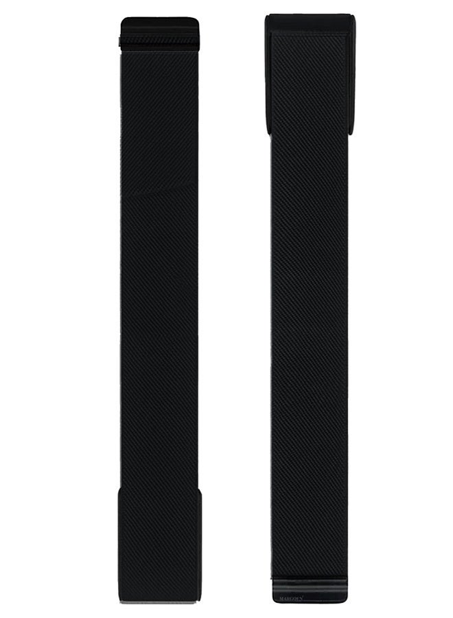 MARGOUN Nylon Sport Band for Whoop 4.0 Breathable Adjustable Wristband Water Resistant Replacement Strap Black - Image 2