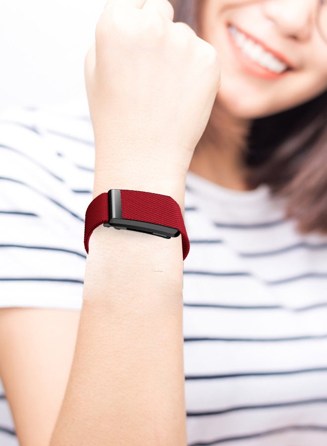 MARGOUN Nylon Sport Band for Whoop 4.0 Breathable Adjustable Wristband Water Resistant Replacement Strap Red - Image 2