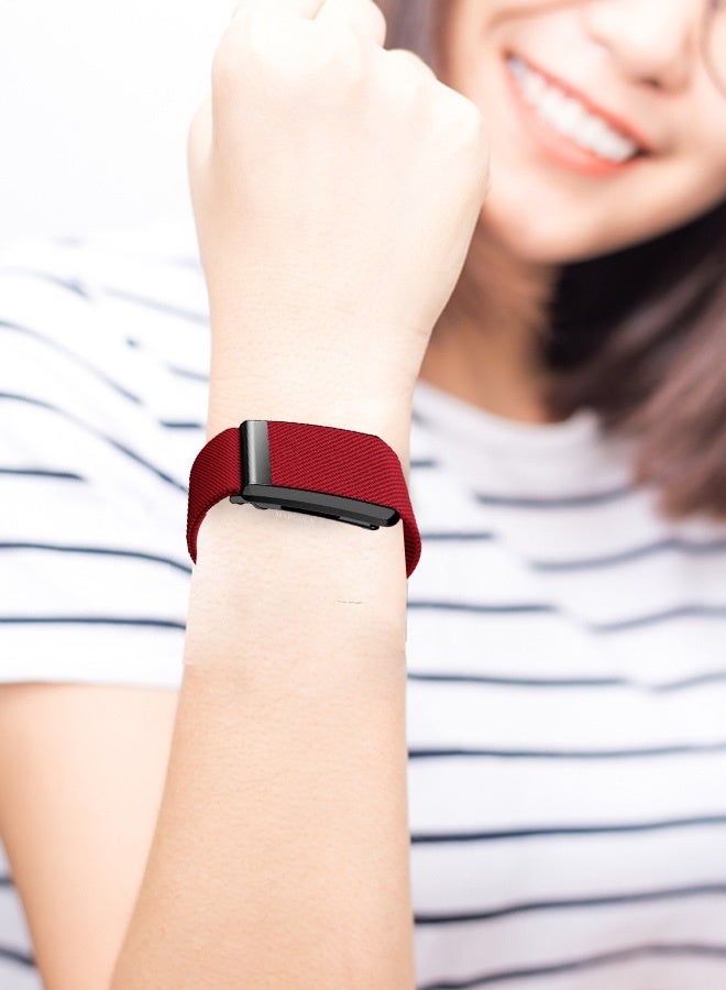 MARGOUN Nylon Sport Band for Whoop 4.0 Breathable Adjustable Wristband Water Resistant Replacement Strap Red - Image 5