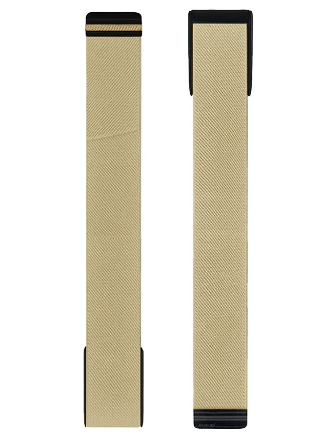 MARGOUN Nylon Sport Band for Whoop 4.0 Breathable Adjustable Wristband Water Resistant Replacement Strap Beige - Image 2