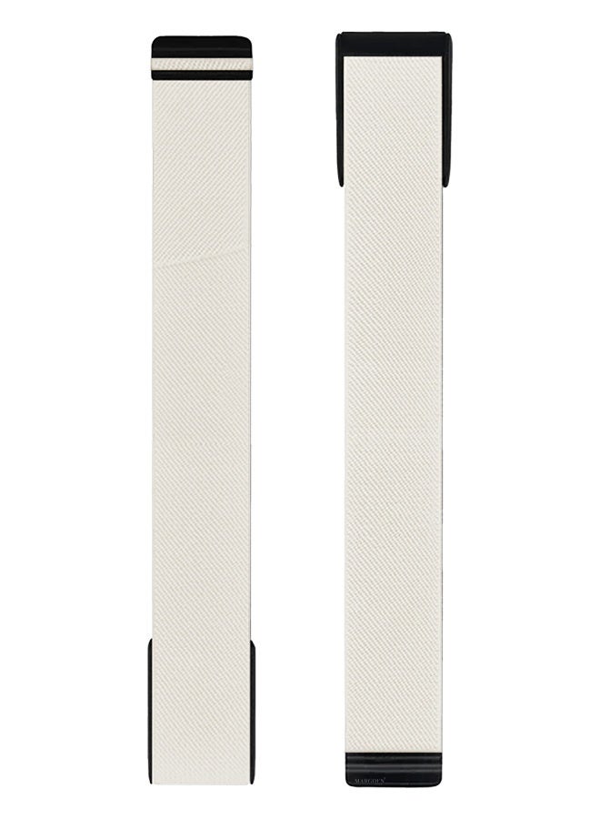 MARGOUN Nylon Sport Band for Whoop 4.0 Breathable Adjustable Wristband Water Resistant Replacement Strap Off White - Image 2