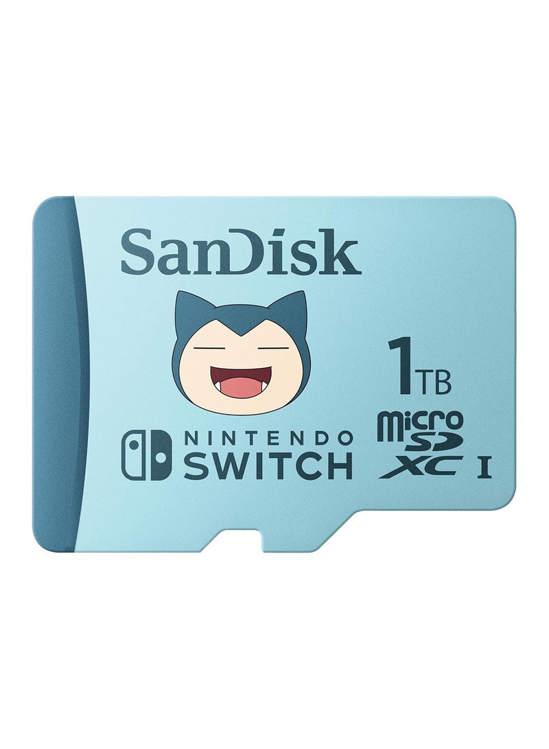 Sandisk 1TB Pokemon Snorlax microSD card for Nintendo Switch, up to 100MB/s read speed, up to 90MB/s write speed, 4K UHD, V30, U3 1 TB  - Image 5