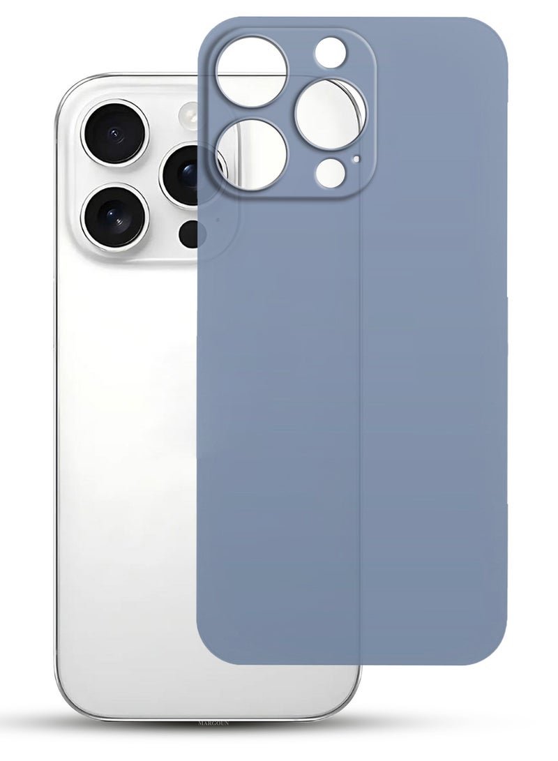 MARGOUN 2-Pack Protective Case And Cover For iPhone 15 Pro Max Air Skin Series Back Cover Sturdy Durable Thin Case Drop Protection Cover Blue-2  - Image 2
