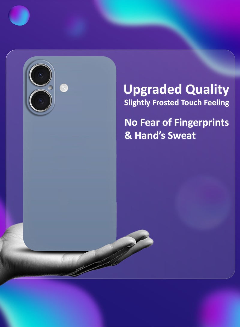 MARGOUN 3-Pack Thin Case for iPhone 16 Plus Back Cover Sturdy Durable Ultra-Thin Case Drop Protection Cover Blue-3  - Image 2